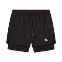 Dual-Layer Performance Shorts Black