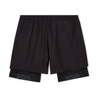 Dual-Layer Performance Shorts Black